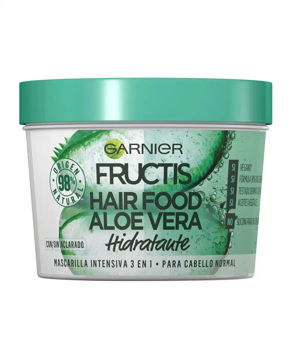 Garnier - Mascarilla Capilar Fructis Hair Food Aloe Hidratante Pelo Normal 360 Ml - Garnier - Comparador de precios