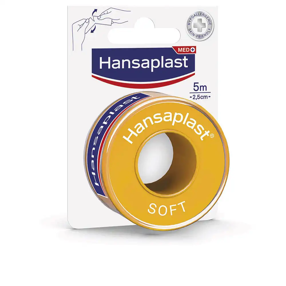 Hp Esparadrapo Soft 5 m x 2,5 cm 1 u - Hansaplast - Comparador de precios