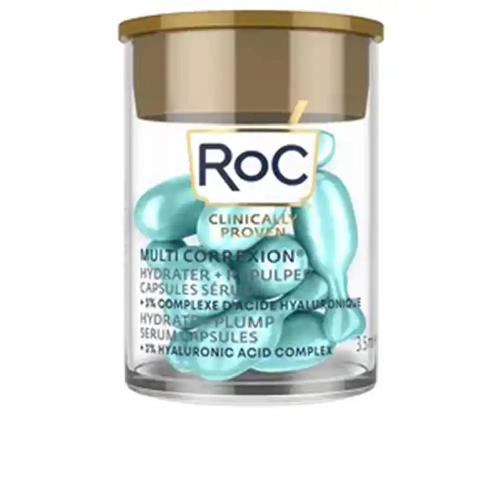 Hydrate + Plump cápsulas serum noche con ácido hialurónico 10 u - Roc - Comparador de precios