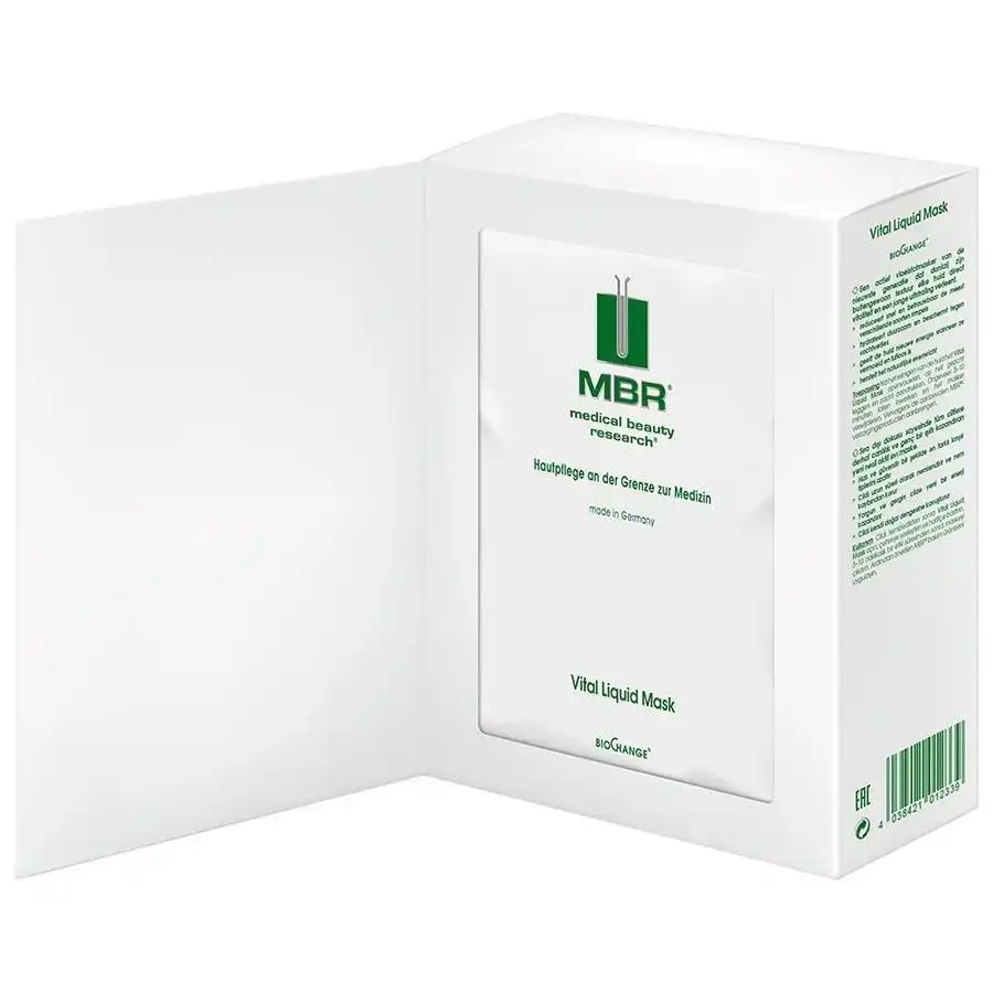 MBR Medical Beauty Research - BioChange - Skin Care Mascarilla Líquida VitalPU 8 x 20ml Mascarilla de vellón en bolsita Mascarillas hidratantes 160 ml unisex - MBR Medical Beauty Research - Comparador de precios