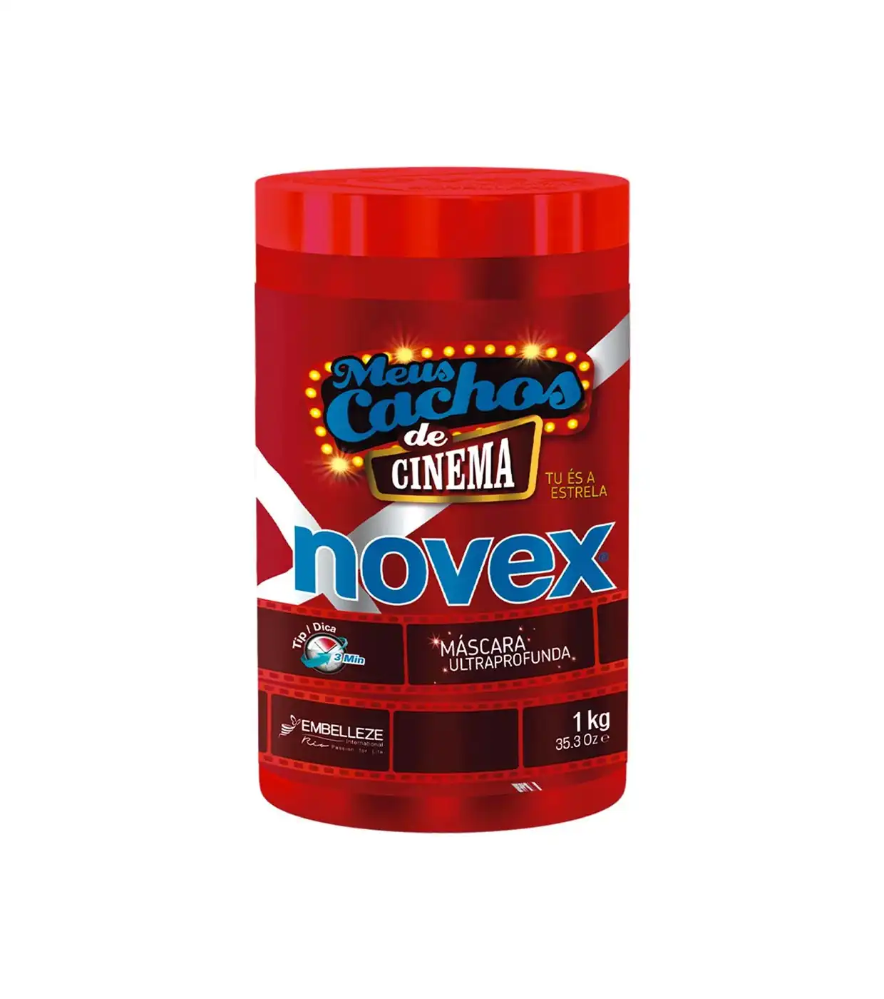 Novex - *My Curls Movie Star* - Mascarilla capilar cabello sin brillo y rizos sin definición 1kg - Novex - Comparador de precios