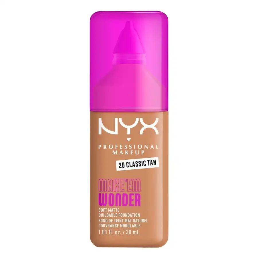 NYX Professional Makeup - Make'Em Wonder Bases de maquillaje 30 ml 20 - CLASSIC TAN - NYX Professional Makeup - Comparador de precios