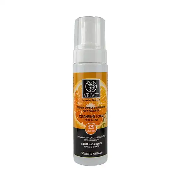 Organic Orange & Amaranth With Argan Oil Cleansing Foam - Velvet - Comparador de precios