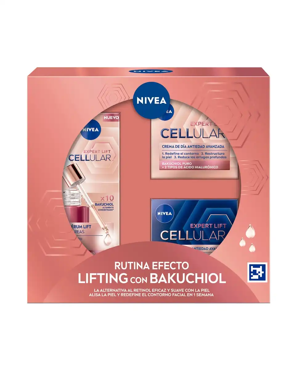 Pack Cellular Rutina Efecto Lifting con Bakuchiol Nivea - Nivea - Comparador de precios