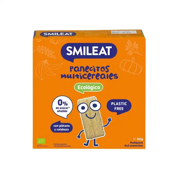 Panecillos Multicereales Ecológicos 60 gr - SMILEAT - Comparador de precios