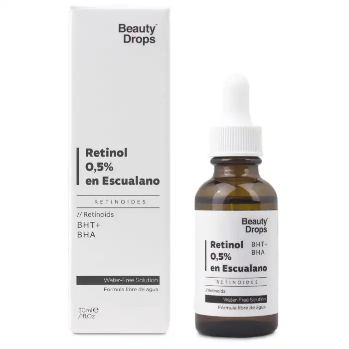 Retinol 0,5% en Escualano 30 ml - Beauty Drops - Comparador de precios
