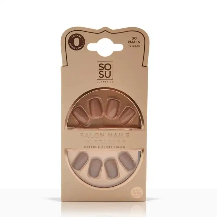 Salon Nails In Seconds Uñas Postizas Mocha Latte - Sosu - Comparador de precios