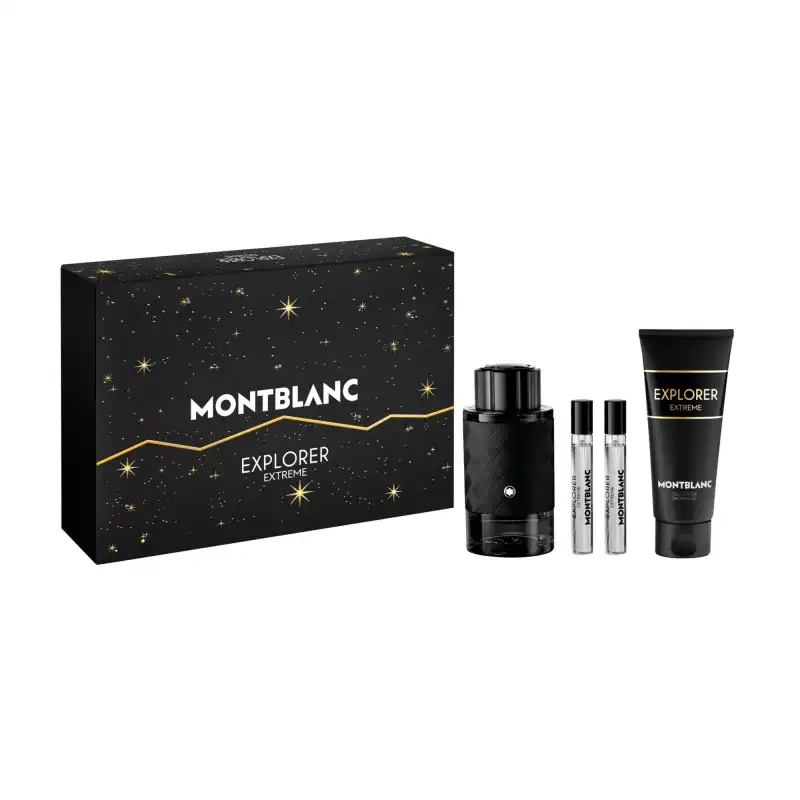 Set Explorer Extreme Eau De Parfum 100 Ml + 2x7,5 Ml + Shower Gel - Montblanc - Comparador de precios