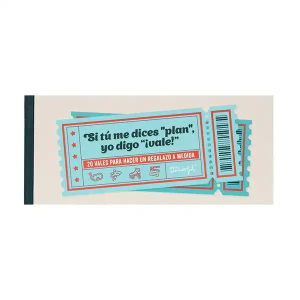 Talonario Si TÃº Me Dices Plan, Yo Digo Â¡Vale! - Mr Wonderful - Comparador de precios
