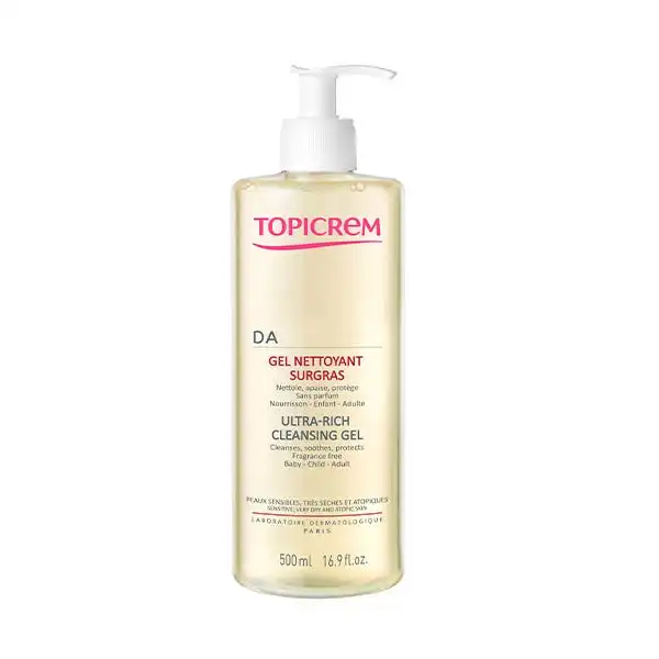 Topicrem - Gel Limpiador Sobreengrasante DA 500 Ml - TOPICREM - Comparador de precios