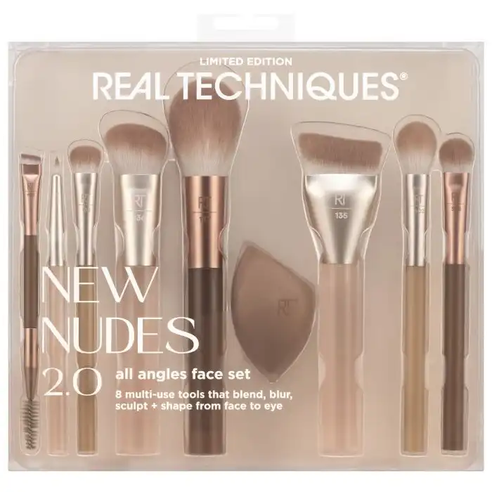 ¡21% DTO! Edición Limitada New Nude All Angles Face Set - Real Techniques - Comparador de precios