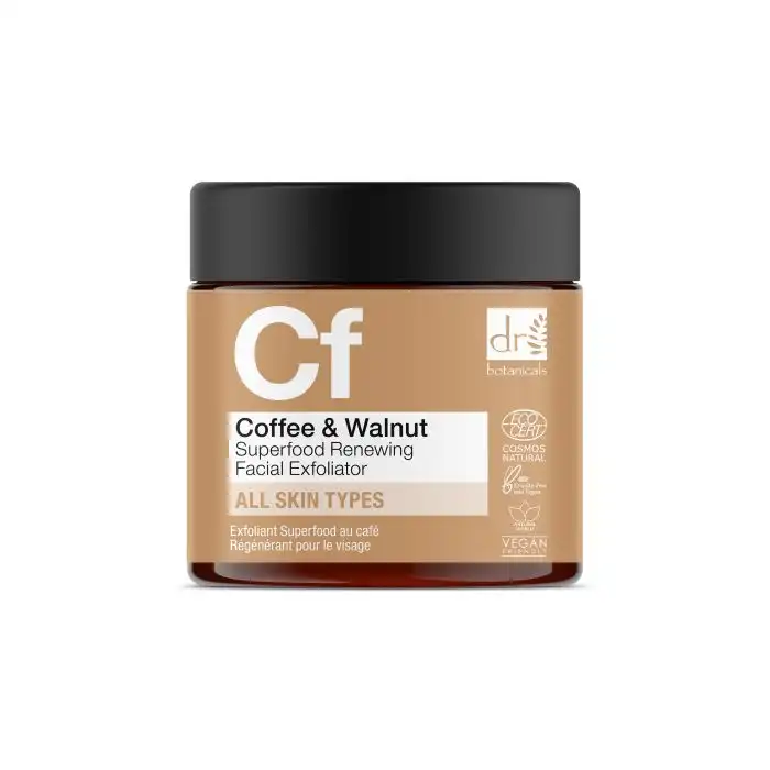 Coffe - Walnut Superfood Exfoliante Facial Renovador 60 ml - Dr Botanicals - Comparador de precios