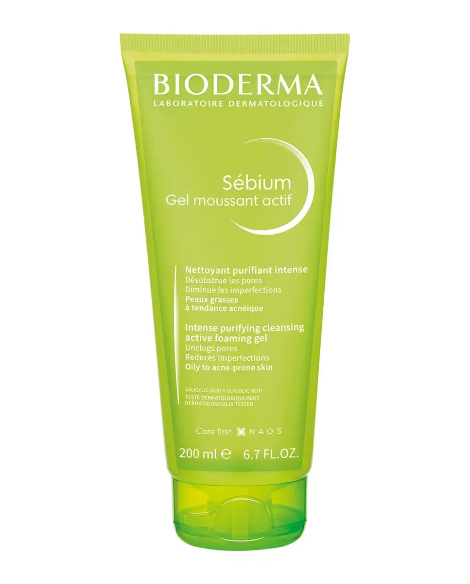 Bioderma - Gel Limpiador Intensivo Anti-acné Sébium Gel Moussant Actif 200 Ml - BIODERMA - Comparador de precios