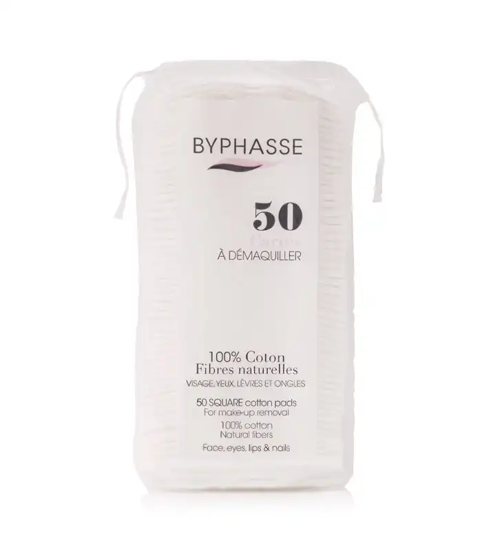 Byphasse - Discos de algodón cuadrados - 50 unidades - Byphasse - Comparador de precios