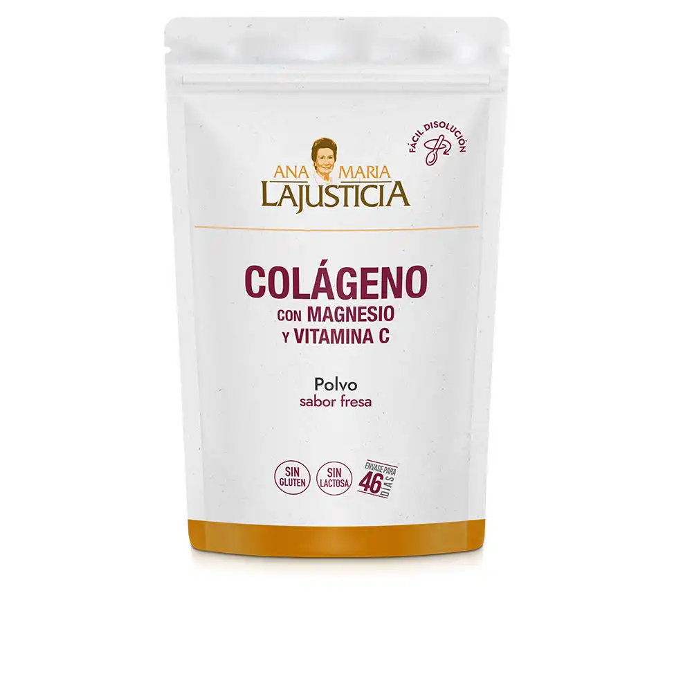 Colágeno Con Magnesio + Vitamina C en polvo #fresa - ANA MARIA LA JUSTICIA - Comparador de precios