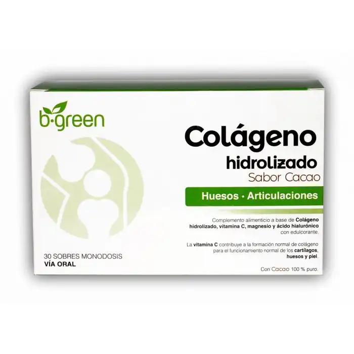 Colágeno Hidrolizado Sabor Cacao - B.green - Comparador de precios