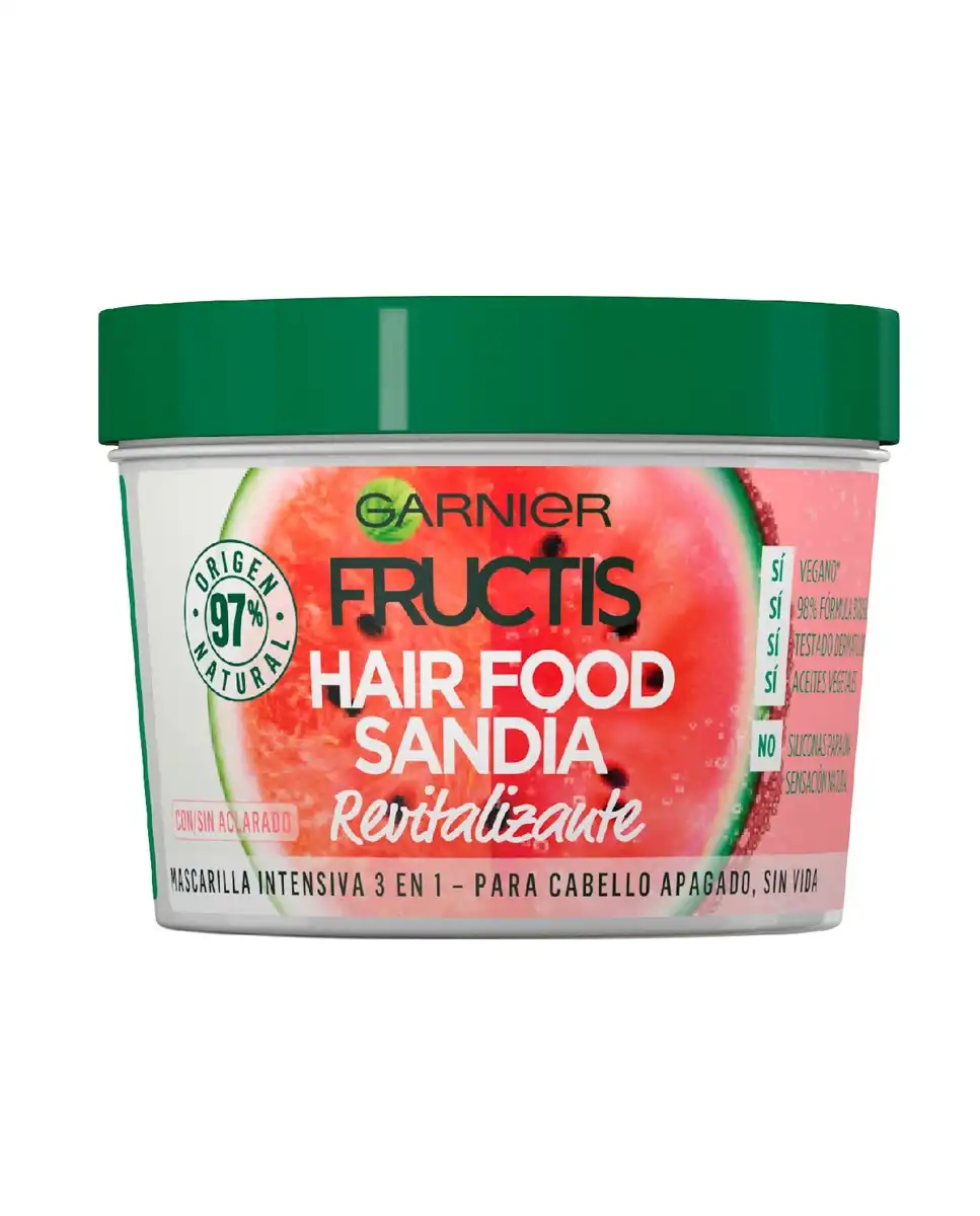 Garnier - Mascarilla Revitalizante Fructis Hair Food Sandía - Garnier - Comparador de precios