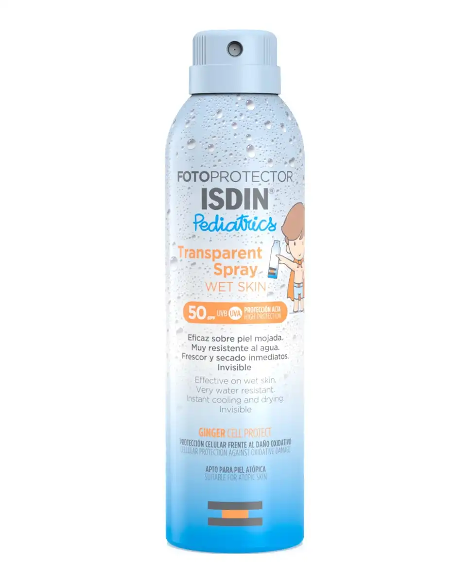 Isdin - Fotoprotector Transparent Spray Wet Skin Pediatrics SPF 50 - Isdin - Comparador de precios