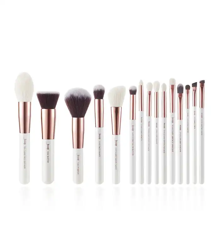 Jessup Beauty - Set de brochas 15 piezas - T220: White/Rose Gold - Jessup Beauty - Comparador de precios
