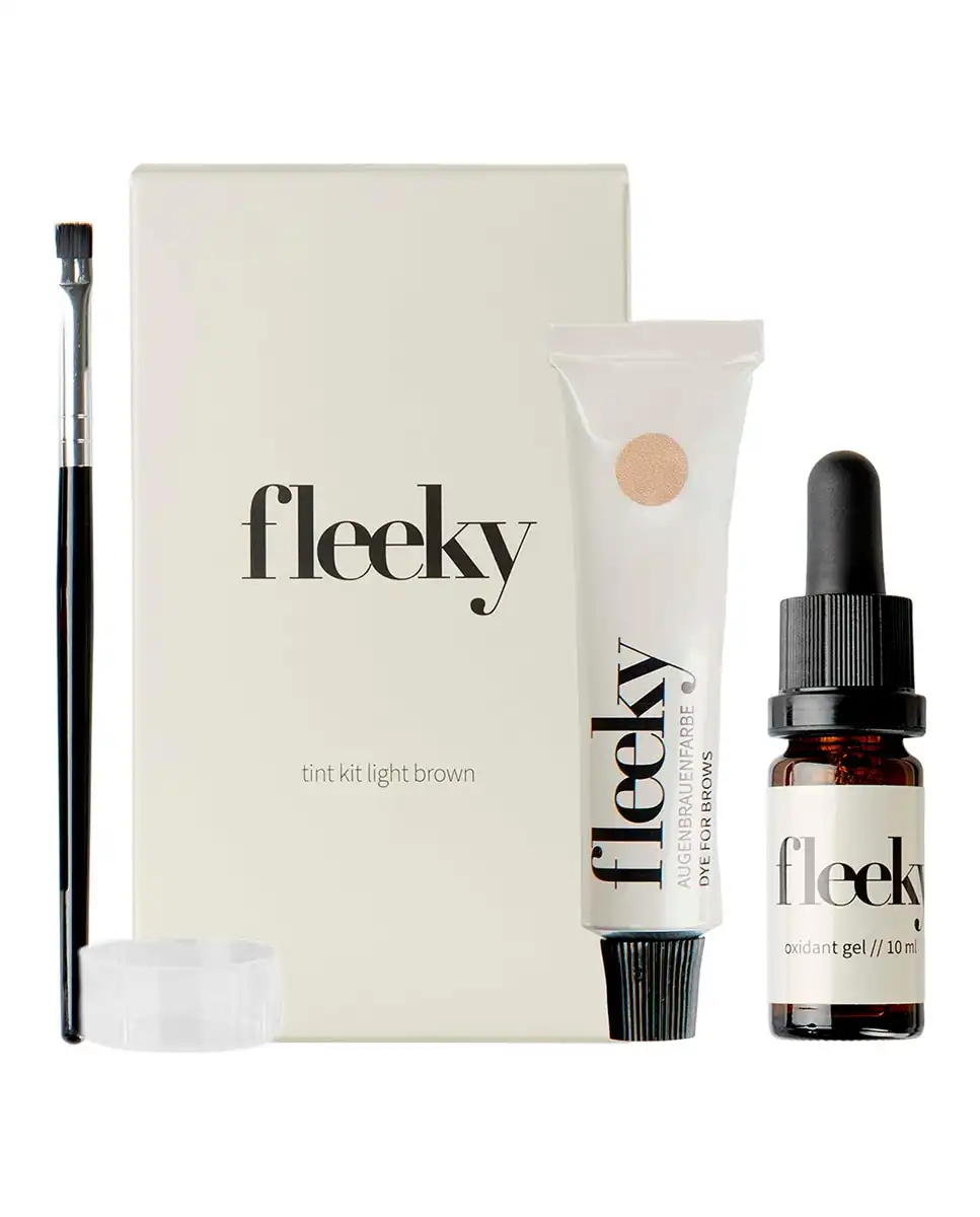 Kit de tinte para Cejas Brow para Cejas Perfectas e Intensas Fleeky Marrón claro - Fleeky - Comparador de precios