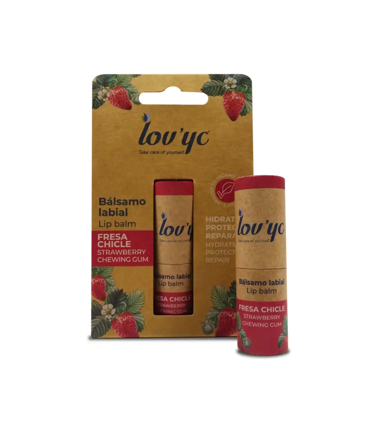 Lovyc - Bálsamo labial fresa chicle - Lov'yc - Comparador de precios