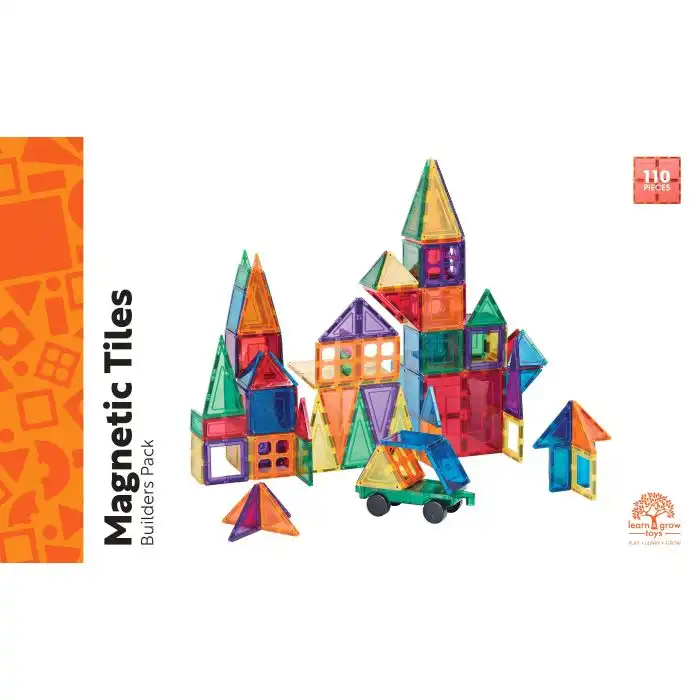 Magnetic Tiles 110 Piezas - Learn - Grow - Comparador de precios