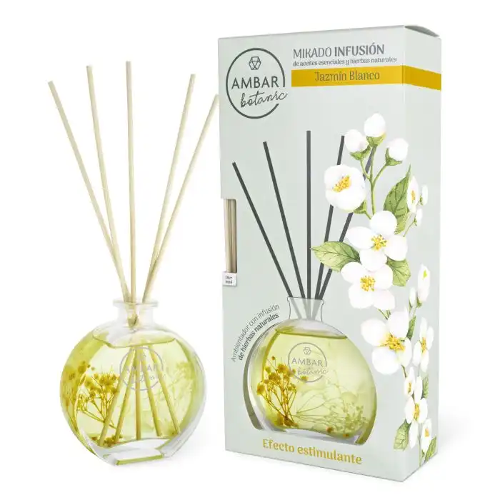 Mikado Infusión Jazmín Blanco 75 ml - Ambar Perfums - Comparador de precios