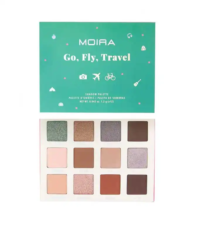 Moira - Paleta de sombras de ojos Go, Fly, Travel - Moira - Comparador de precios