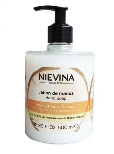 Nievina Jabón de manos con dosificador Coco 500 ml - NIEVINA - Comparador de precios