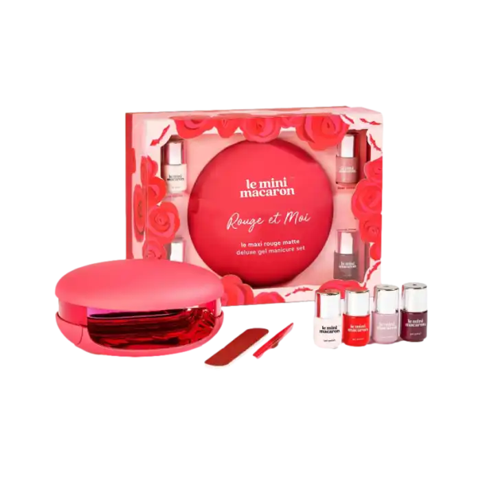Rouge - Moi Kit de Manicura Semipermanente 4 ml - Le Mini Macaron - Comparador de precios