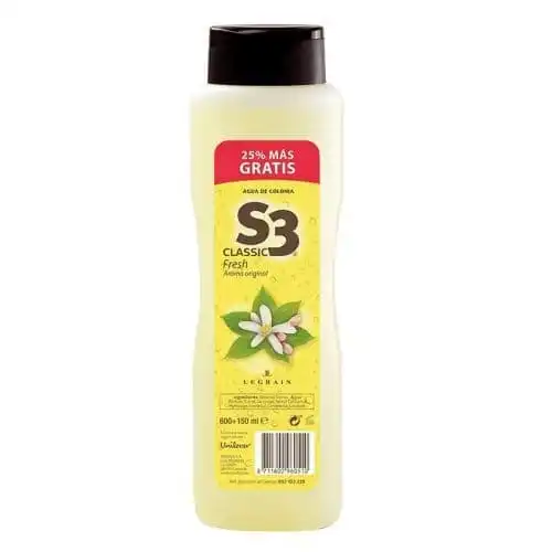S3 Classic Fresh 750 ml Colonia - S3 - Comparador de precios