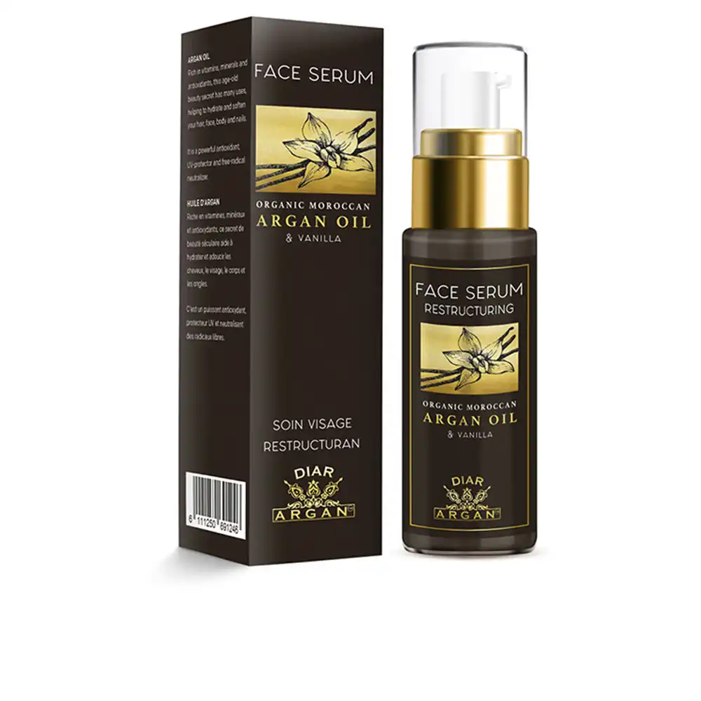 Sérum Facial Reestructurante de argán puro y vainilla 30 ml - Diar Argan - Comparador de precios