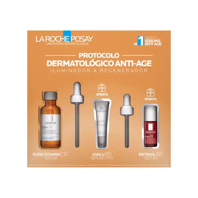 Set Pure Vitamin C12 Sérum + Regalos - La Roche-Posay - Comparador de precios