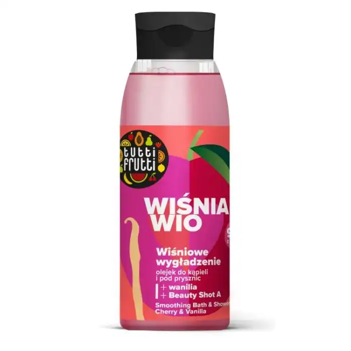 Tutti Frutti Aceite Suavizante para Baño y Ducha con Cereza y Vainilla + Beauty Shot A 400 ml - Farmona - Comparador de precios