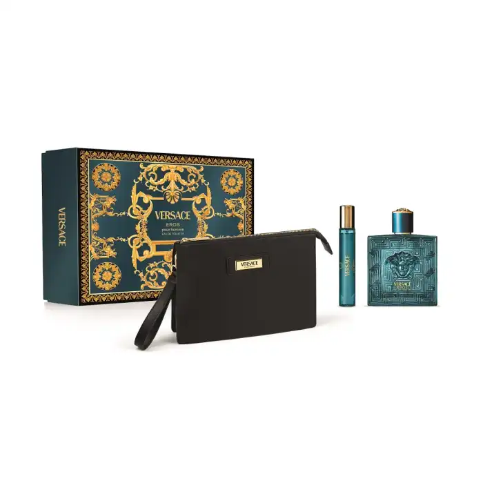 ¡49% DTO! Estuche Eros Pour Homme Eau De Toilette 100 ml - Versace - Comparador de precios
