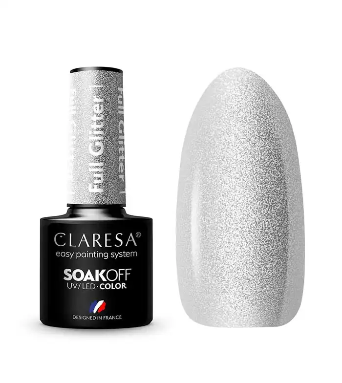 Claresa - Esmalte semipermanente Soak off - 01: Full Glitter - Claresa - Comparador de precios
