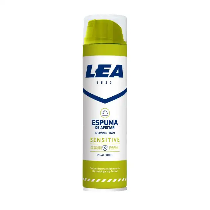 Espuma de Afeitar Sensitive 0% Alcohol 250 ml - LEA - Comparador de precios