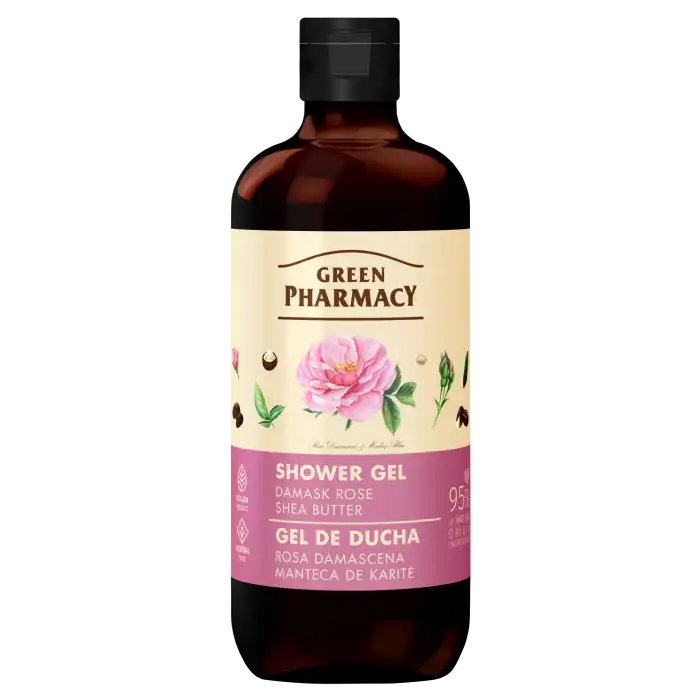 Gel de Ducha Rosa de Damasco y Karité - Green Pharmacy - Comparador de precios