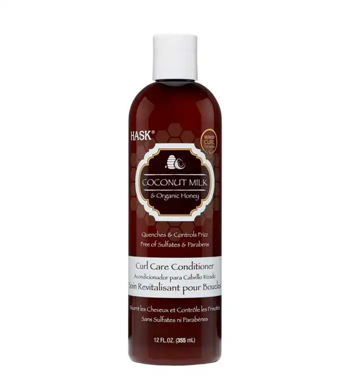 Hask - Acondicionador para cabello rizado - Coconut Milk & Organic Honey 355ml - Hask - Comparador de precios