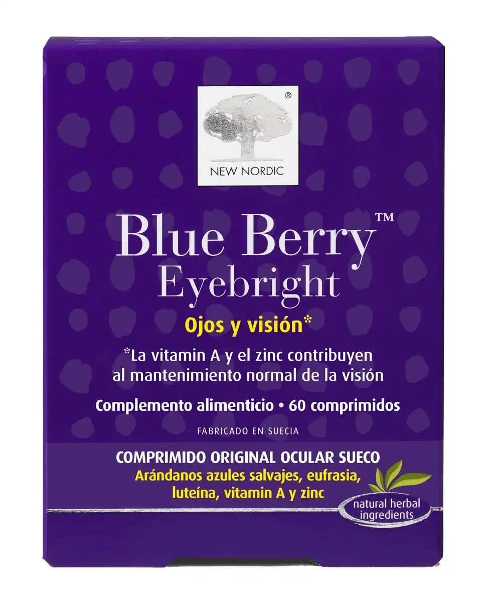 New Nordics - 60 Comprimidos Blue Berry Eyebright. - New Nordic - Comparador de precios