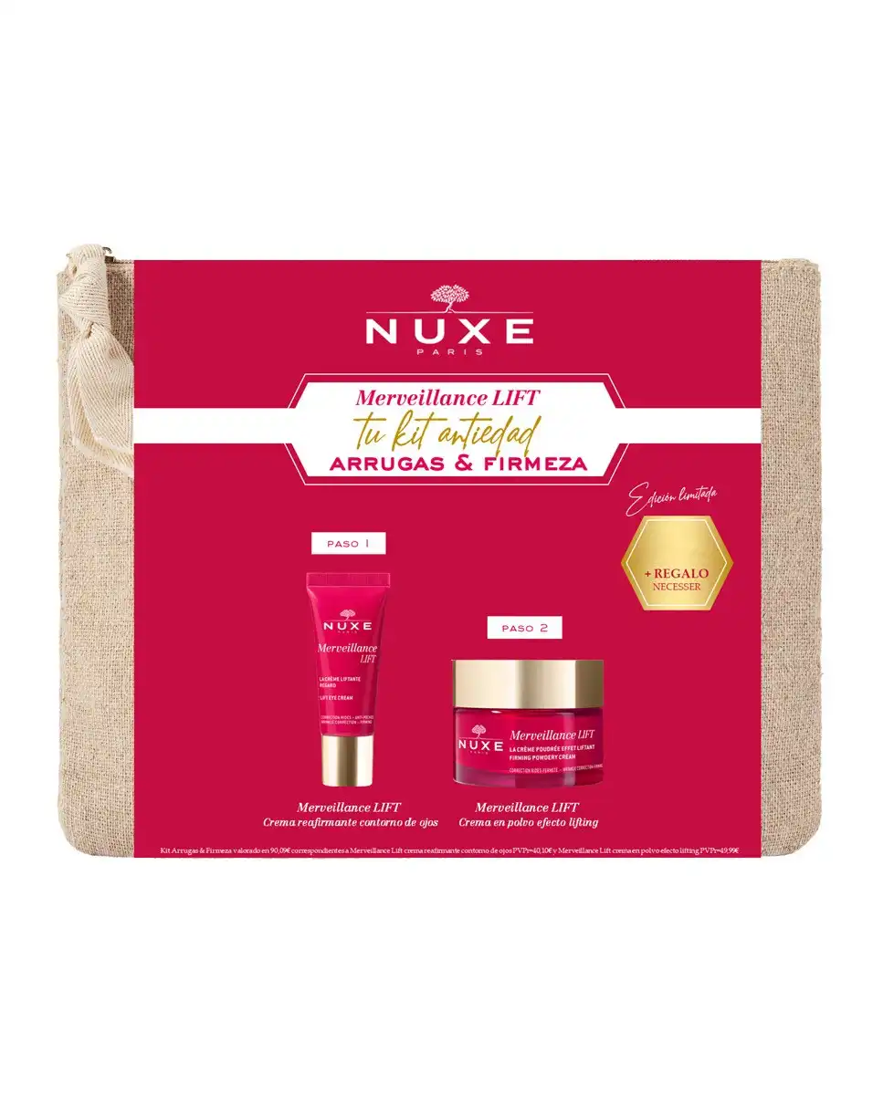 Nuxe - Kit Antiedad Arrugas & Firmeza Merveillance Lift rutina de día Nuxe. - NUXE - Comparador de precios