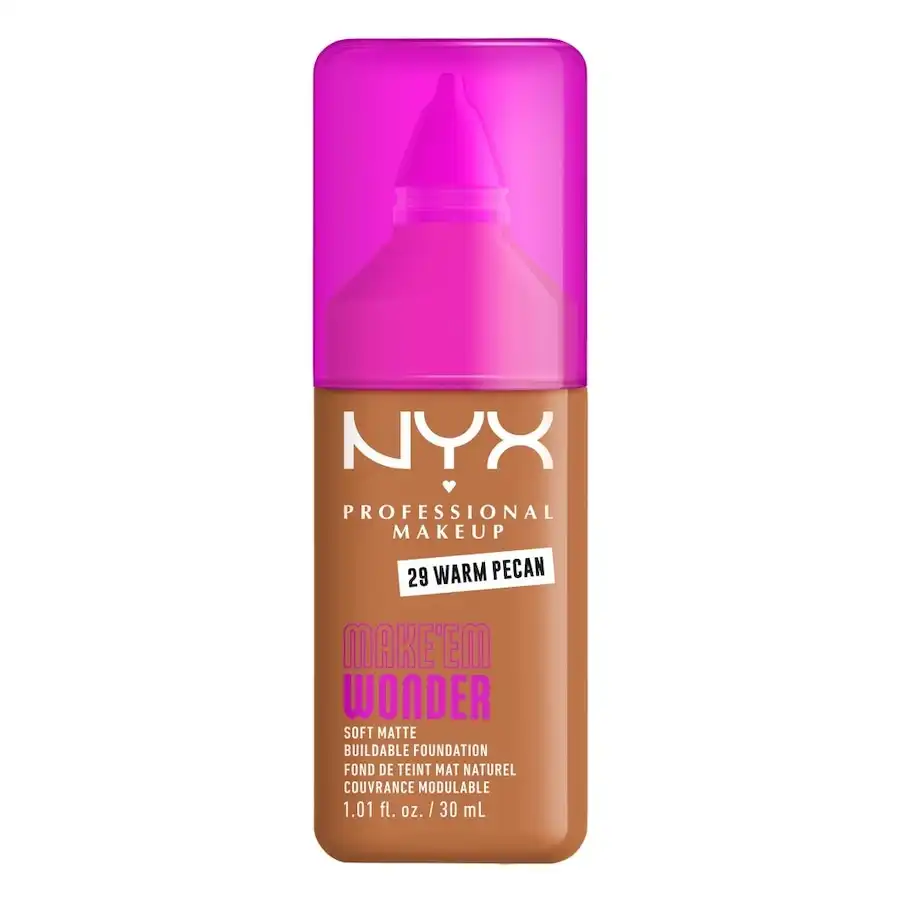 NYX Professional Makeup - Make'Em Wonder Bases de maquillaje 30 ml 29 - WARM PECAN - NYX Professional Makeup - Comparador de precios