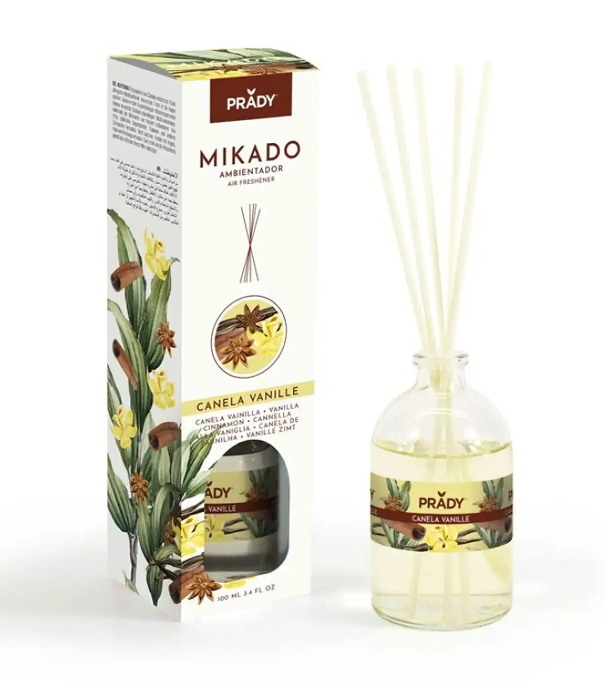 Prady - Ambientador Mikado - Canela Vainilla - PRADY - Comparador de precios