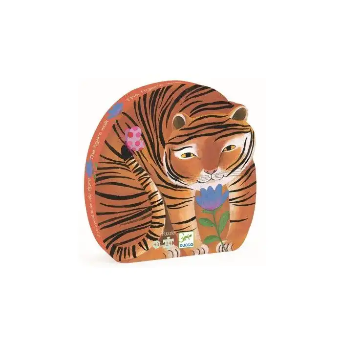 Puzzle Silueta Tigre - Djeco - Comparador de precios
