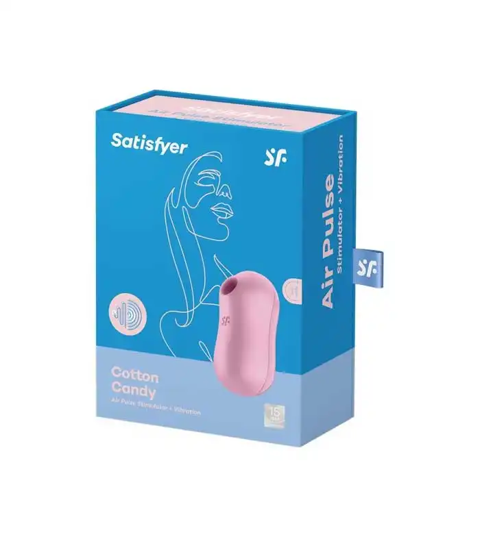 Satisfyer - Estimulador de clítoris Cotton Candy - Lila - SATISFYER - Comparador de precios