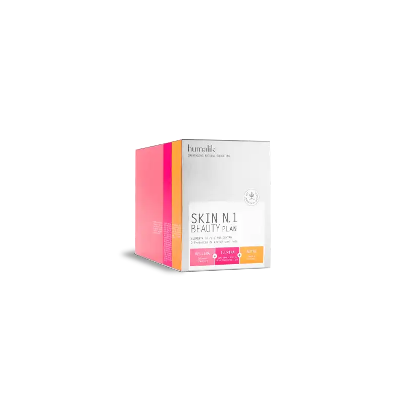 Skin beauty plan 20 días 20 sobres + 20 comprimidos + 60 perlas - Humalik - Comparador de precios