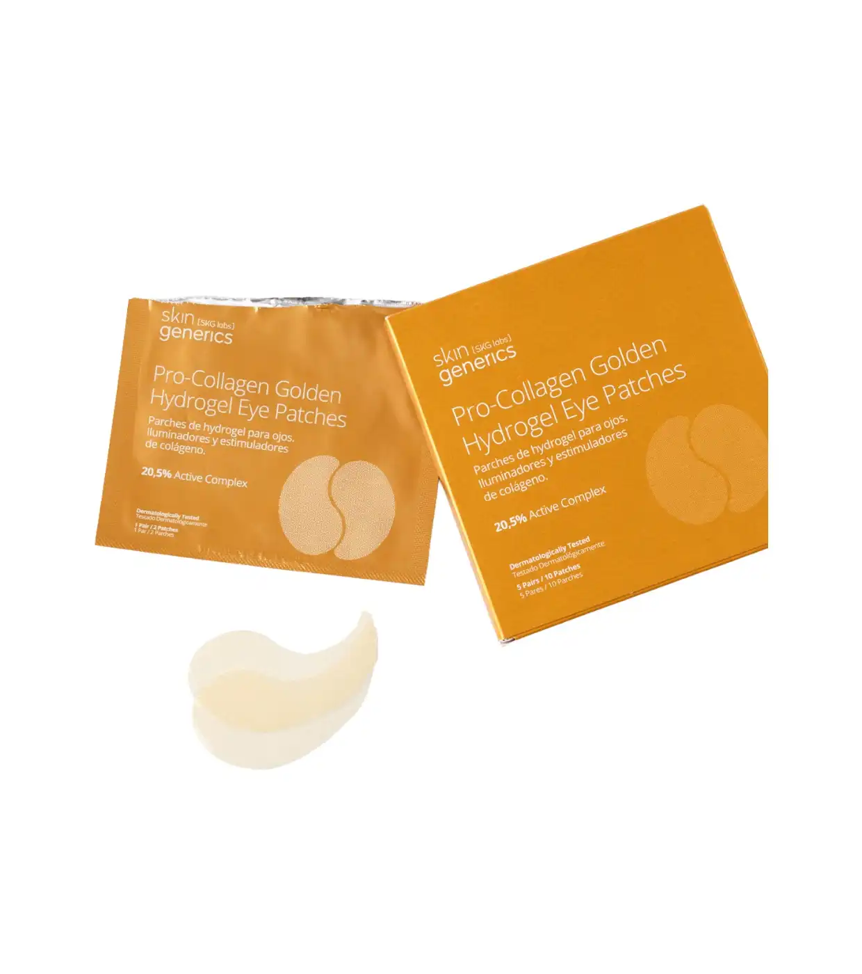 Skin Generics - Parches de hidrogel Pro-Collagen Golden - 5 pares - SKIN GENERICS - Comparador de precios