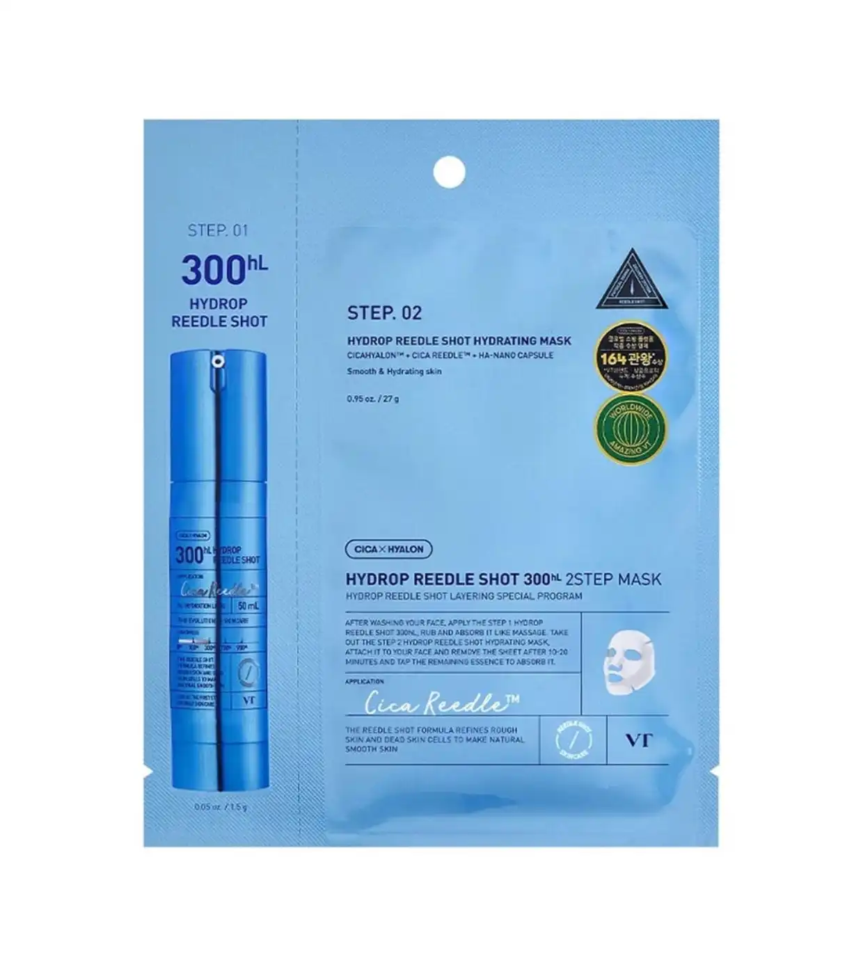 VT Cosmetics - Mascarilla 2-Step Hydrop Reedle Shot 300 - VT Cosmetics - Comparador de precios
