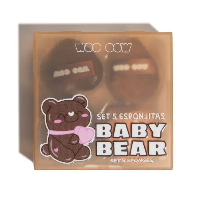 Set 5 Esponjitas Baby Bear 6 gr - Woo oow - Comparador de precios