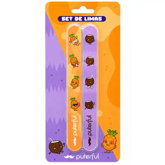 ¡50% DTO! Set de Limas de Uñas Frutas - Puterful by Primor - Comparador de precios